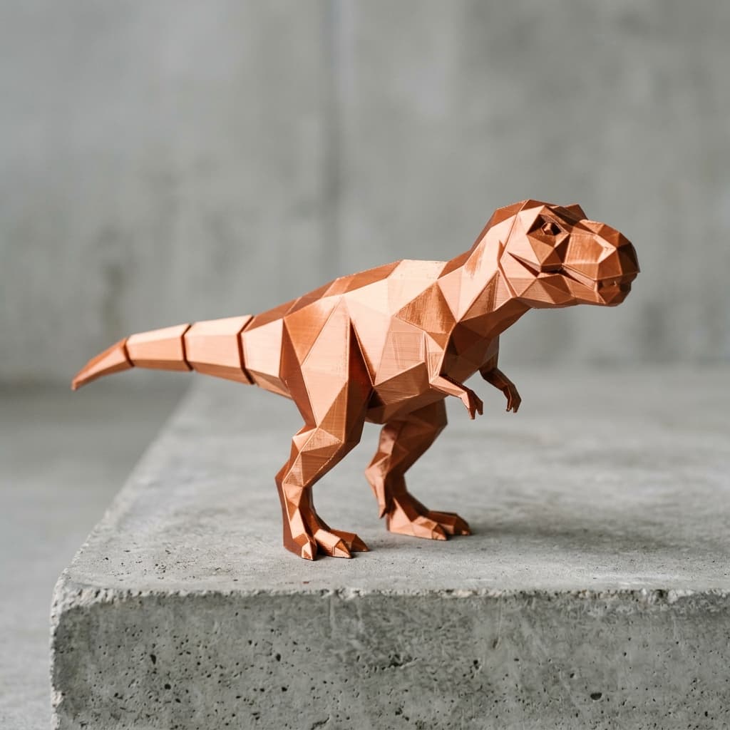 Figurine Low-Poly T-Rex